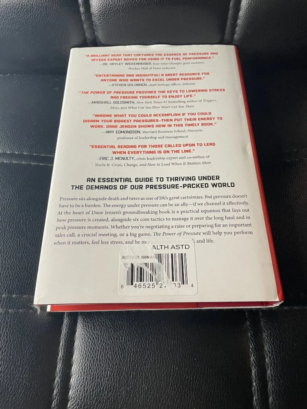 The Power of Pressure: Why Pressure Isn’t the Problem, It’s the Solution Book